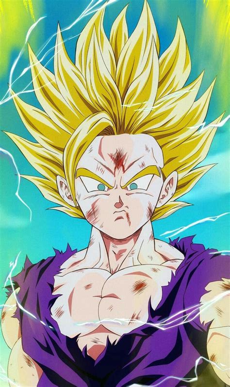 Gohan - Super Saiyan 2 | Dragon ball wallpaper iphone, Dragon ball super artwork, Anime dragon ...