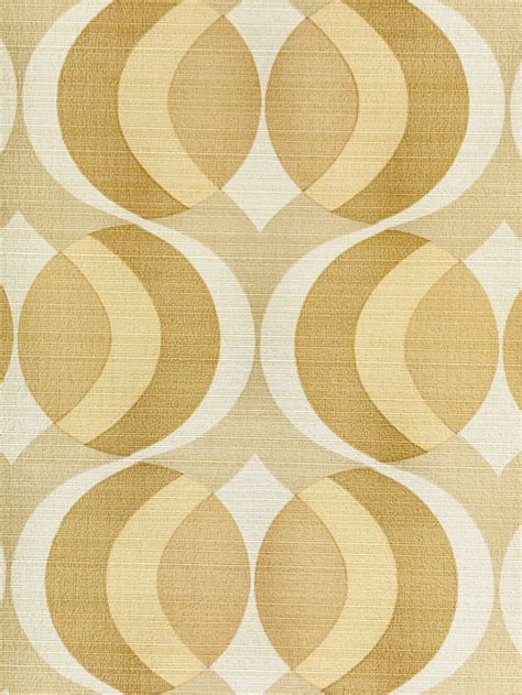 Brown geometric flower wallpaper | Vintage Wallpapers - Online Shop