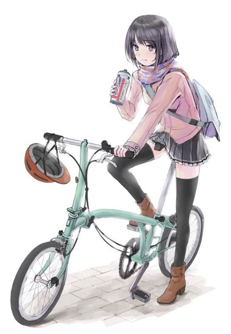 Anime Bicycle Art | Bicycle art, Cycling art, Bike art