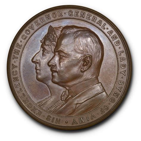 1921-22 Lord Byng Governor General Medal in Bronze. Awarded to Margaret Lucy Goodwyn. Clowery ...