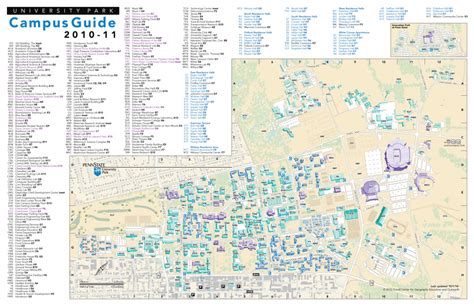 Penn State Parking Map - Printable Map
