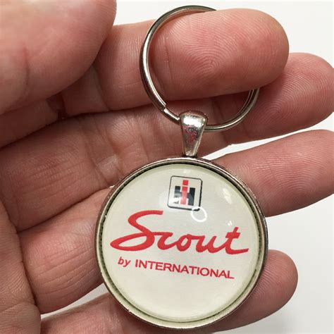 Vintage International Scout Truck Logo 1.2 Diameter Keychain - Etsy