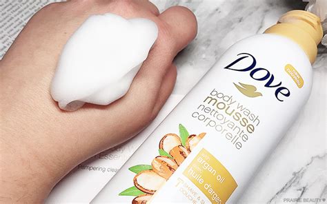 REVIEW: Dove Body Wash Mousse with Argan Oil - Prairie Beauty