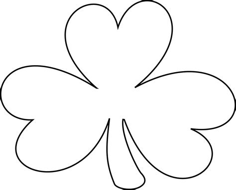 4 leaf clover clipart black and white 20 free Cliparts | Download ...