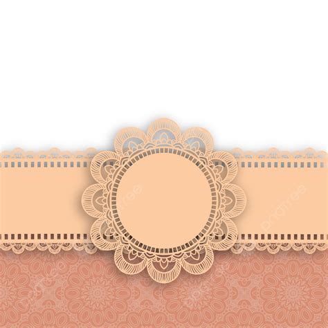 Paper Cut Frame Vector PNG Images, Paper Cut Wedding Invitation Border Frame In Coral Themes ...