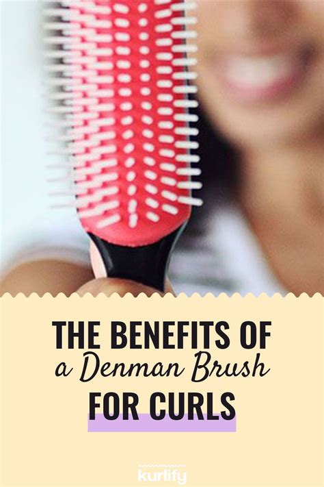 Discover which Denman Brush you need | Kurlify | Denman brush, Curly hair styles, Curly hair brush