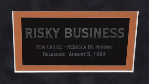 Risky Business Original Soundtrack, Tom Cruise, Rebecca De MornayROCK STAR gallery