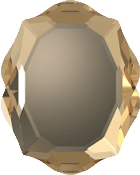 Crystal Golden Shadow F 10x8mm