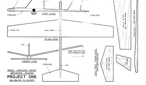 Balsa Wood Templates 5 Giant Steps Project 1 Plan Thumbnail Model Planes | williamson-ga.us