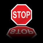 Stop road sign — Stock Vector © Nicemonkey #3409983