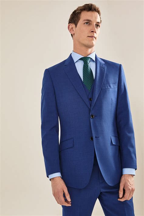 Cortefiel - Americana traje azul slim fit | Traje azul, Trajes, Trajes ...