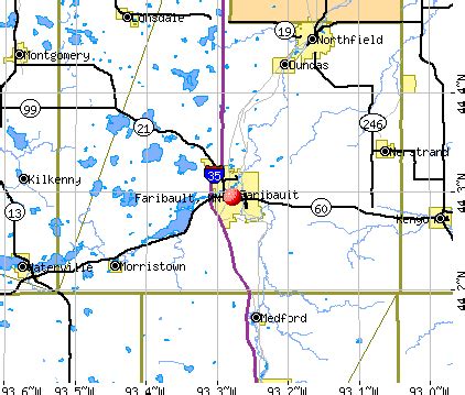 Map Of Faribault Mn | Living Room Design 2020