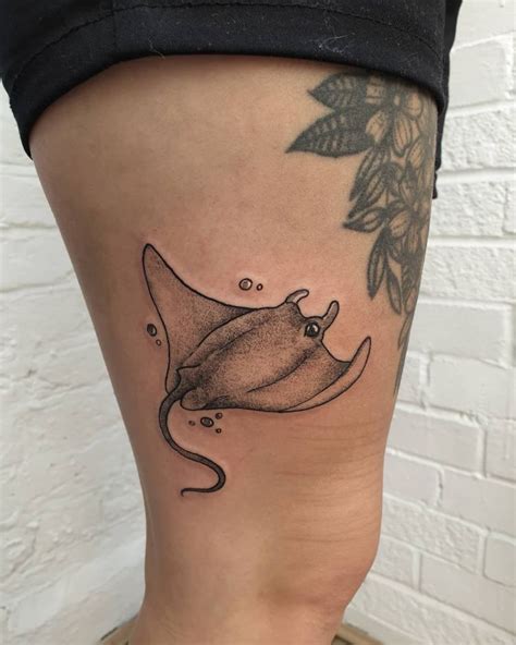 Cute Stingray Tattoo by @charlotteannharris - Tattoogrid.net