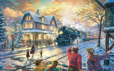 Thomas Kinkade Winter Wallpapers - Wallpaper Cave