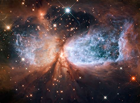 File:Star-forming region S106 (captured by the Hubble Space Telescope ...