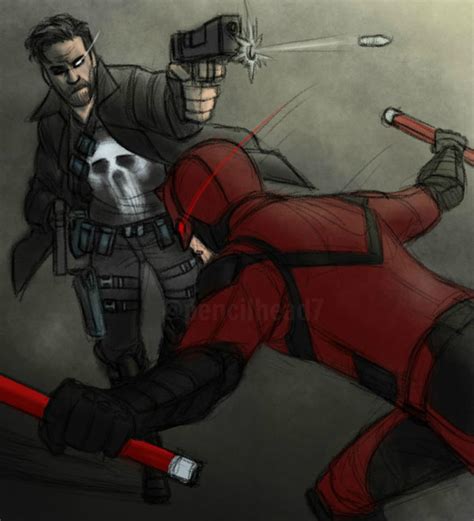 Punisher and Daredevil by pencilHead7 on DeviantArt