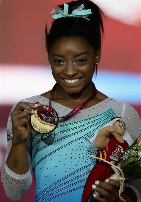 Simone Biles is first to win four all-around titles at worlds