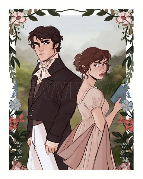 Pride & Prejudice | Lizzie and Darcy | 8x10 Print Elizabeth Bennet ...