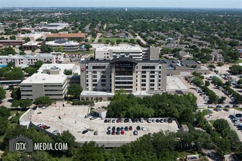 Plano Aerial Photography - Medical Center of Plano - DTX Media