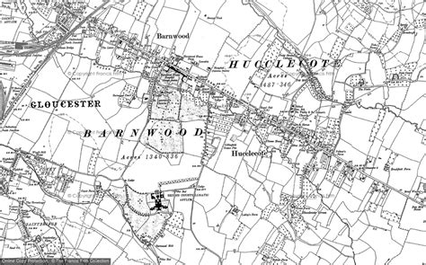 Historic Ordnance Survey Map of Hucclecote, 1883 - 1884