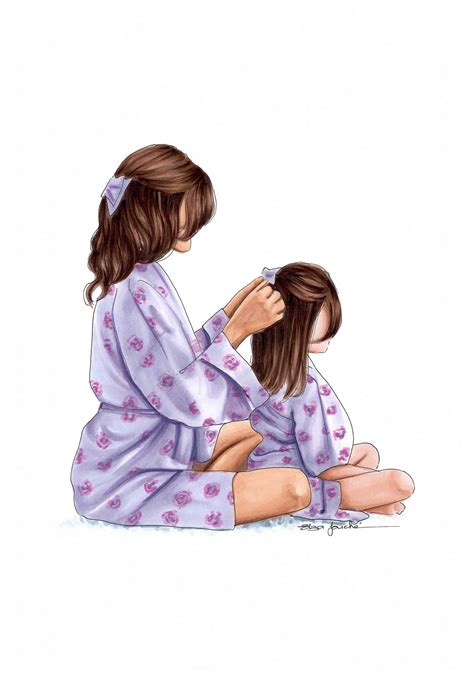 Mother And Daughter Drawing, Mother Daughter Bonding, Mother Daughter ...