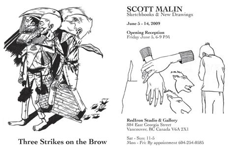 Scott Malin - Three Strikes on the Brow — Anteism Books