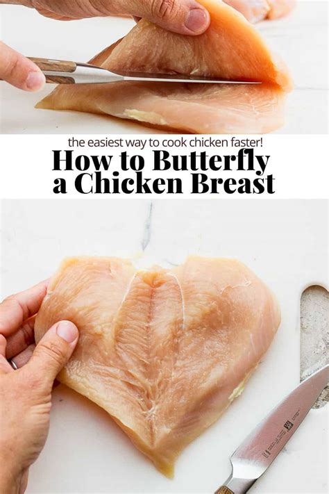 How to Butterfly a Chicken Breast - The Wooden Skillet