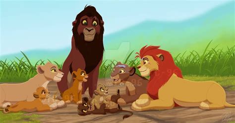 The Lion King - Family Get-together by TC-96 on DeviantArt Kiara Lion King, Lion King 2, Disney ...