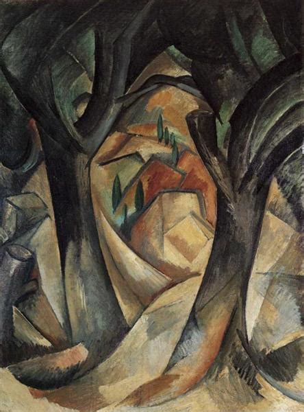 Big trees at Estaque, 1908 - Georges Braque - WikiArt.org