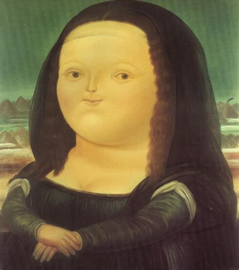 Fernando Botero, Mona Lisa - galleryIntell