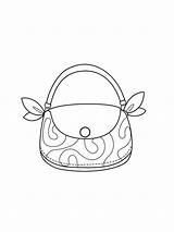 Handbag Coloring Pages Coloring Pages sketch template