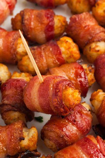 Air Fryer Bacon Wrapped Tater Tots | Air Frying Foodie