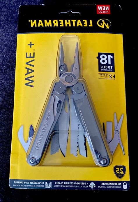 LEATHERMAN - Wave Plus Multitool, Stainless Steel