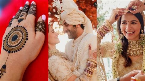 Newly Married Couple Ranbir Kapoor & Alia Bhatt Mehndi |Alia Bhatt ...