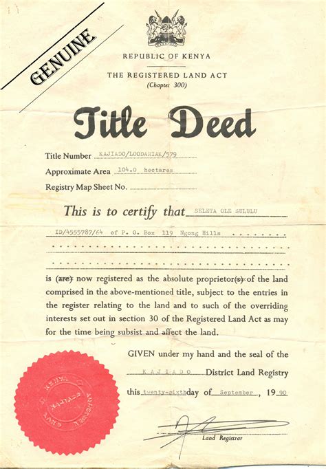 How to Verify Your Land Title Deed is Genuine