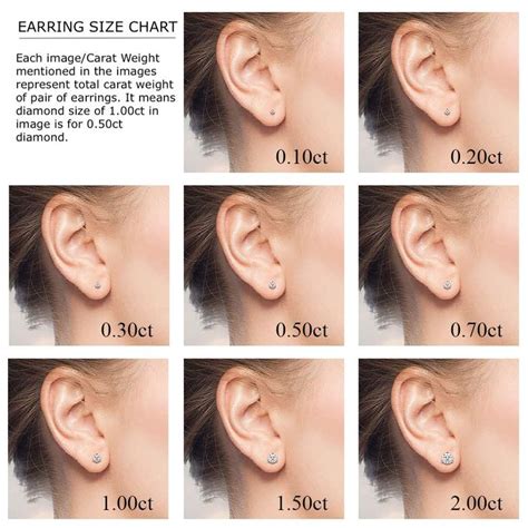 How Big Are 2 Carat Diamond Earrings