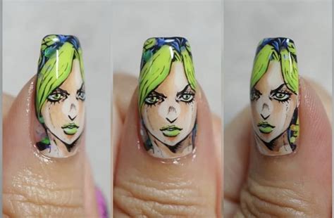 Pin by Emari Schwich on Jojo bizzare adventure | Anime nails, Hair and nails, Nail art inspiration