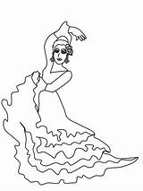 Dancing Coloring Pages sketch template