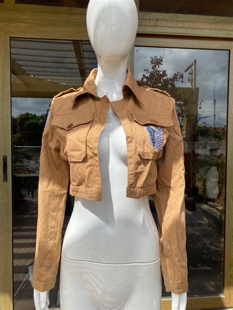 Attack on titan wings of freedom jacket, Women's Fashion, Coats, Jackets and Outerwear on Carousell