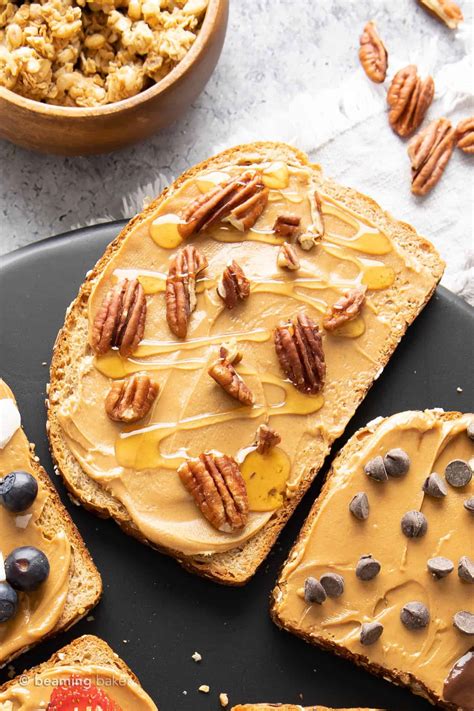 Peanut Butter Toast - 5 Recipes! - Beaming Baker