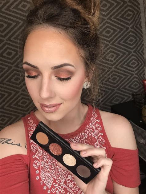 Copper Eyeshadow Makeup Look. #younique #eyeshadow #copper #peach Makeup For Green Eyes, Blue ...