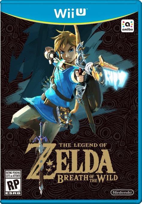 Zelda Breath of the Wild Wii U Box Art