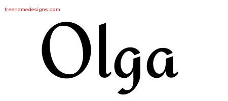 olga Archives - Free Name Designs