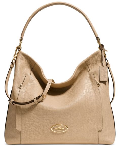 COACH LARGE SCOUT HOBO IN PEBBLE LEATHER - Coach Handbags - Handbags ...