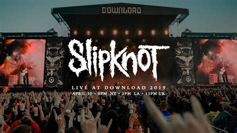 Slipknot: Live at Download Festival 2019 | Slipknot, Rock concert ...