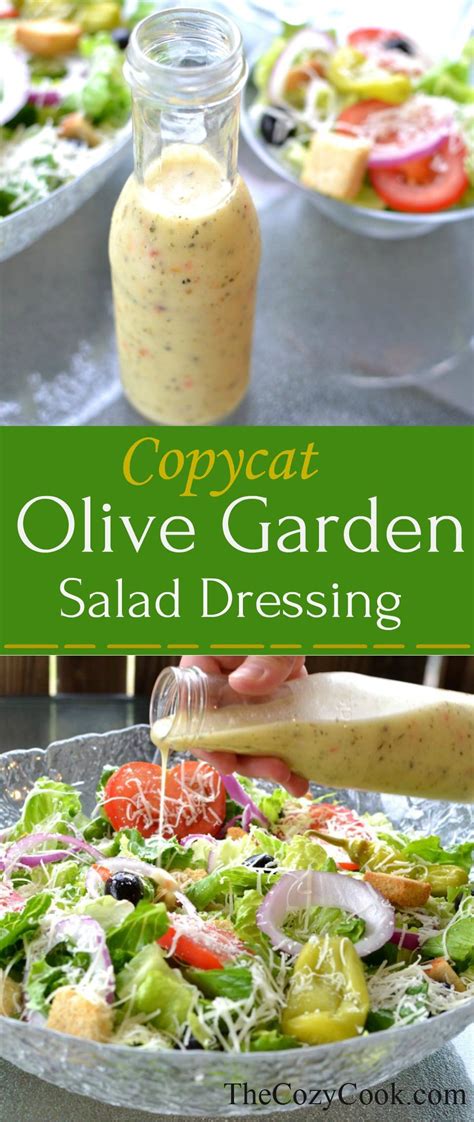 Olive Garden Salad Dressing - The Cozy Cook