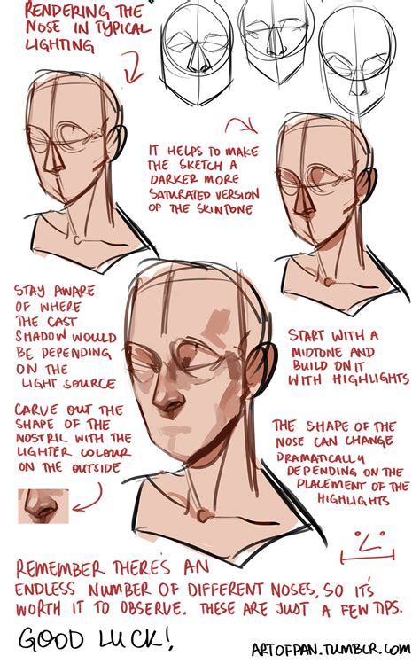 artofpan: Whoo, super long nose tutorial! I’m sure there’s heaps I didn’t men