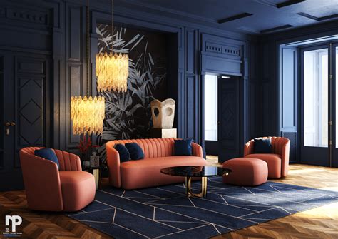 3d visualization / interior design on Behance