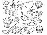 Candy Wrapper Page Coloring Pages sketch template