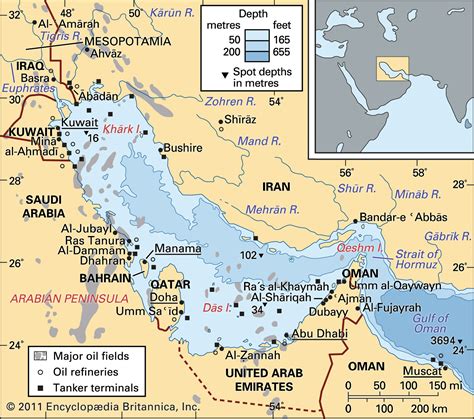 Persian Gulf | Definition, Location, Map, Countries, & Facts | Britannica